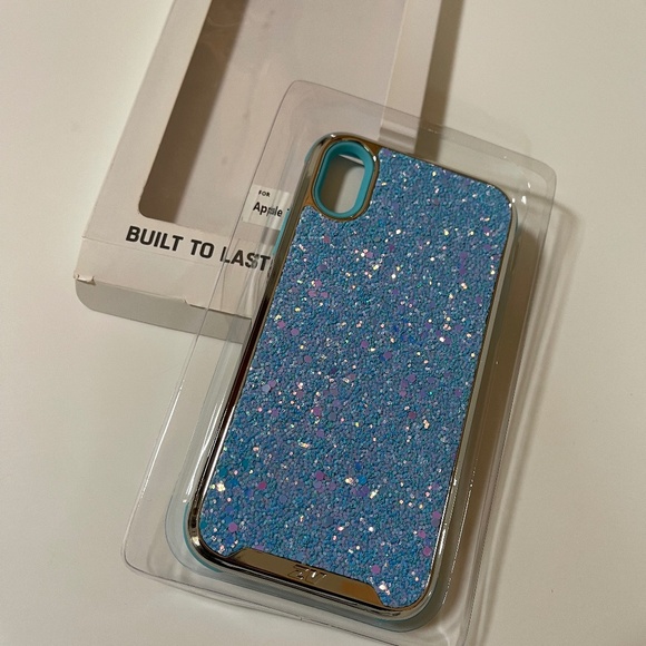 XR Phone Case ZV Built to Last Blue Glitter New in Box - Picture 1 of 5